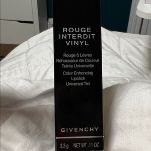 Givenchy Rouge Interdit Vinyl Lipstick - Bold Black